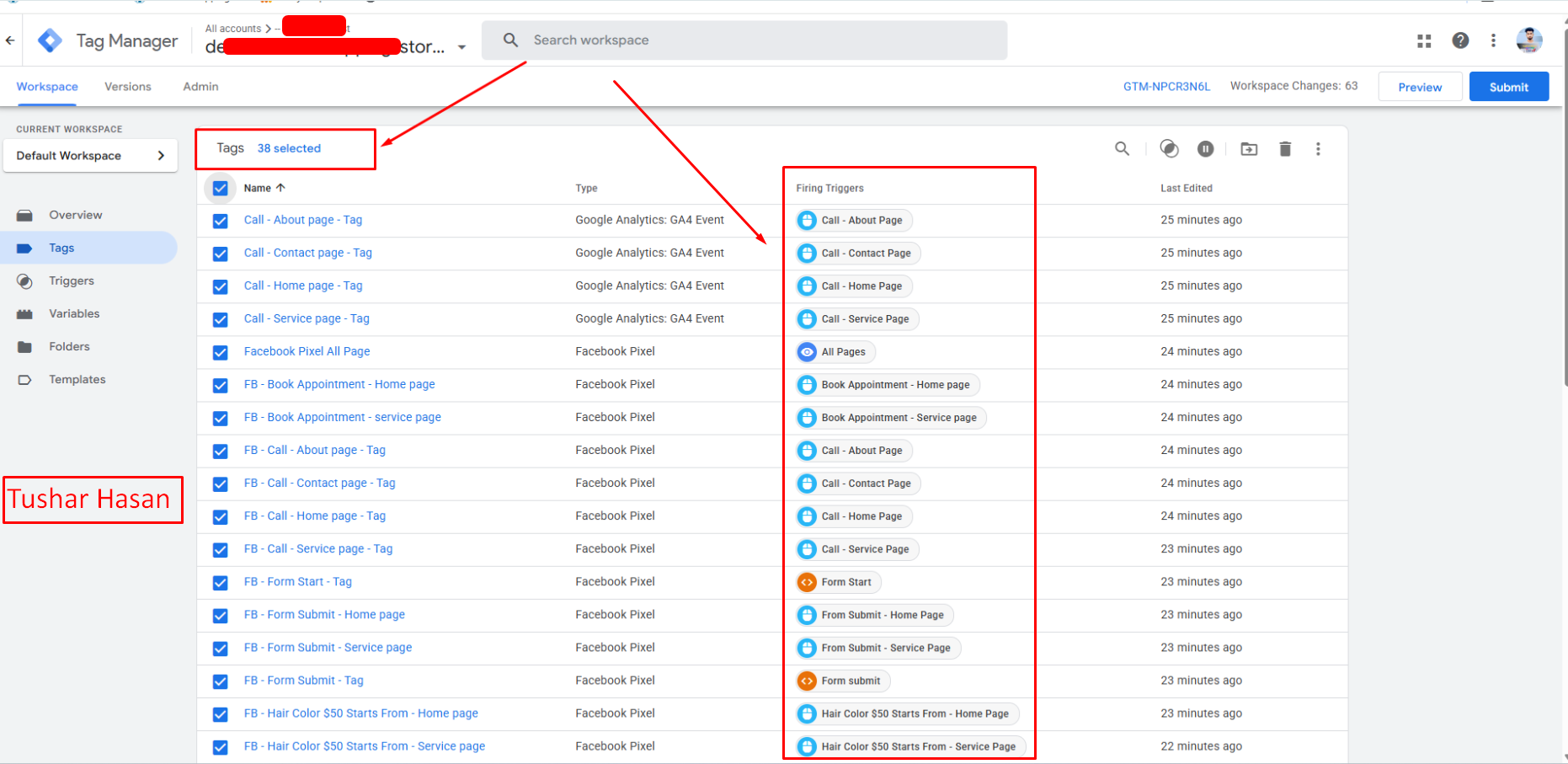 Home google lead tag manager